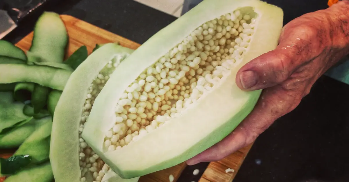 preparing green papaya